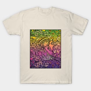 Mucha Lady (rainbow) T-Shirt